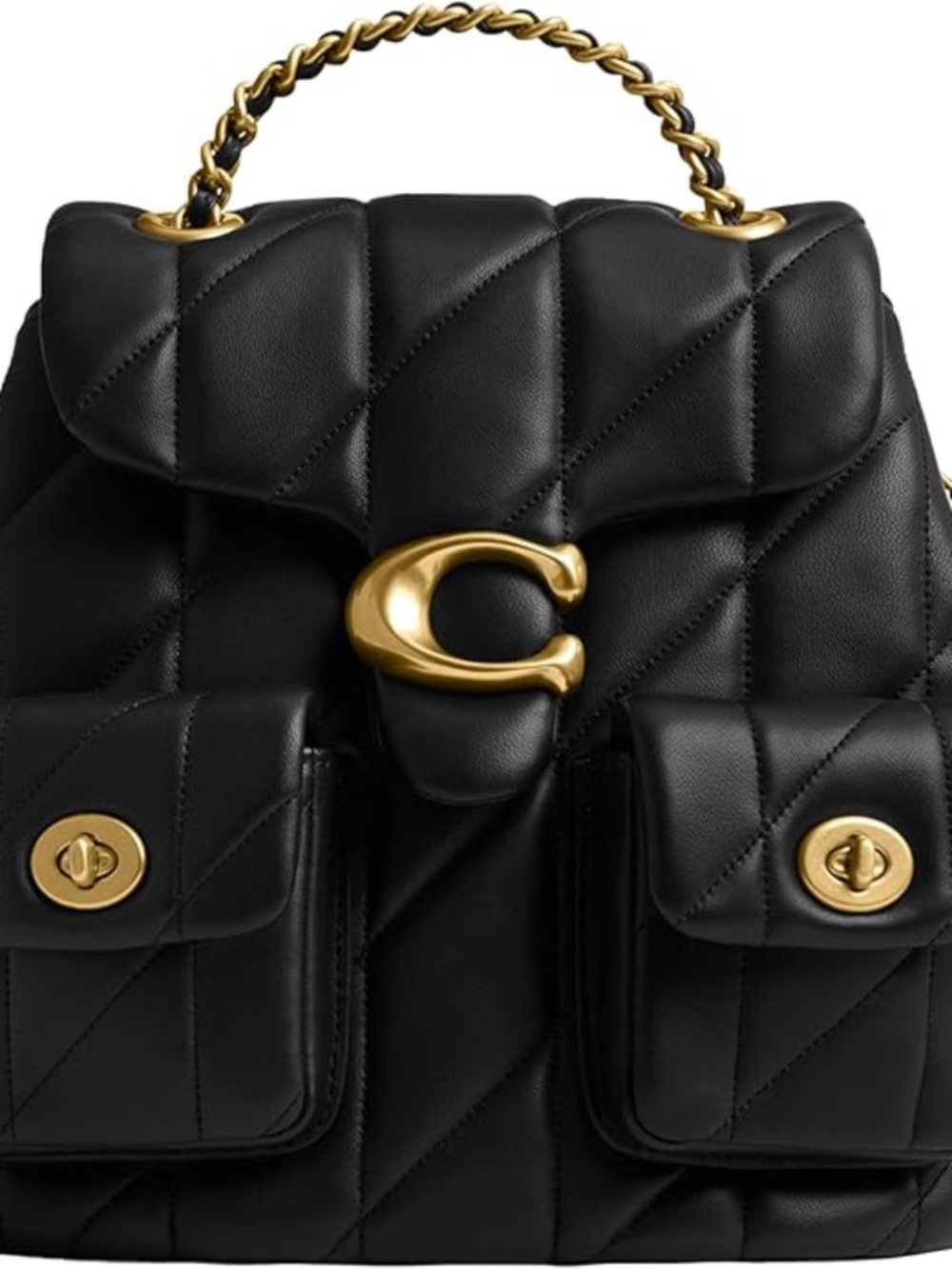 NWT - COACH Women's Quilted Leather Tabby Backpack